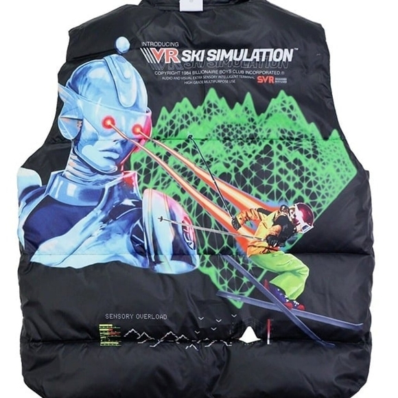 Billionaire Boys Club Matrix Reversible Quilted Down Vest Nigo Pharrell Men NWT - Picture 5 of 9
